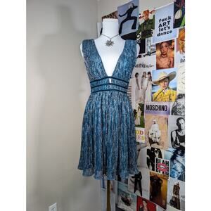 Lulu's Blue Sparkle Dress